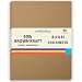 100 Brown Kraft Fiber 80# Cover Paper Sheets - 8.5" X 11" (8.5X11 Inches) Standard Letter|Flyer Size - Rich Earthy Color with Natural Fibers - 80lb/pound Cardstock - Smooth Finish