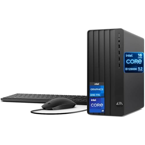 HP Pro Tower 290 G9 Business Desktop, Intel Core i9-12900K Processor (16 Cores, Up to 5.2GHz), 32GB RAM, 1TB PCIe SSD, Support 4K, HDMI, VGA, Wi-Fi, Bluetooth, Keyboard & Mouse, Windows 11 Pro