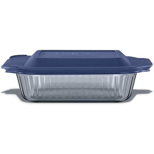 Comparison: Best Amber Pyrex Baking Dish 4 Pyrex Colors Tinted (8x8) Glass Baking Dish with BPA-Free Lid, Oblong Bakeware Glass Pan For Casserole & Lasagna, Dishwasher, Freezer, Microwave and Pre-Heated Oven Safe, Smoke