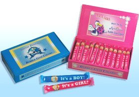 Birth Announcement Bubblegum Cigars - Blue Boy #TOP1