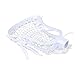 Gonetre Lacrosse Stick Head High Strength Nylon Strung Replacement Long Lasting Performance Compatible with Wide Range of Equipment (White)