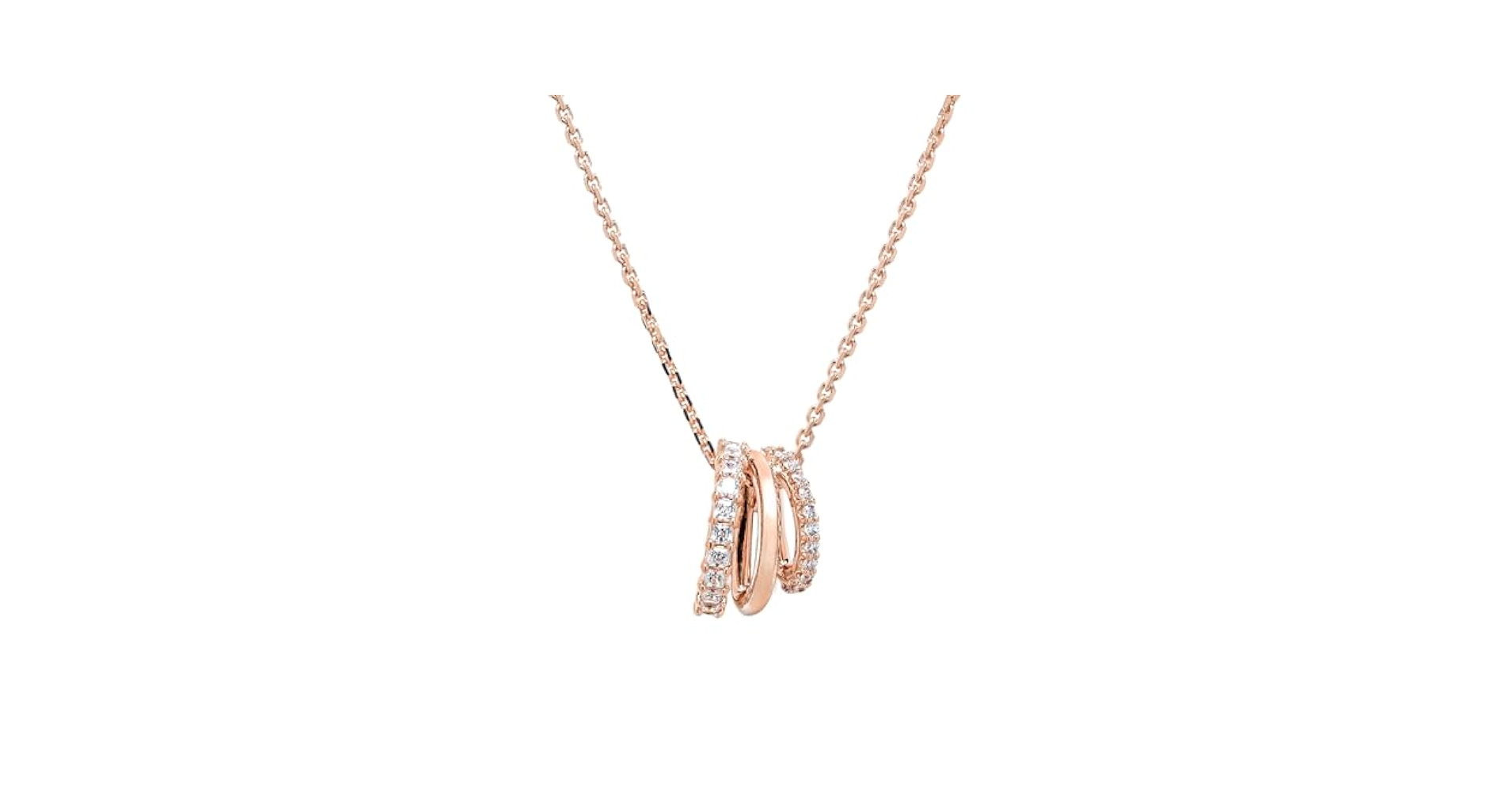 【SWAROVSKI】Hyperbola ペンダント 5701494 Hyperbola pendant, Mixed cuts, White, Rose gold-tone plated