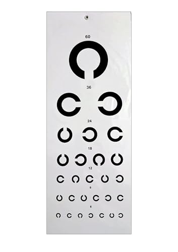 Image of EEP || Eye Vsion Test Chart || Professional Snellen Chart || Vision Test Eye Chart Set || 5 Professional Charts || Multiple Languages
