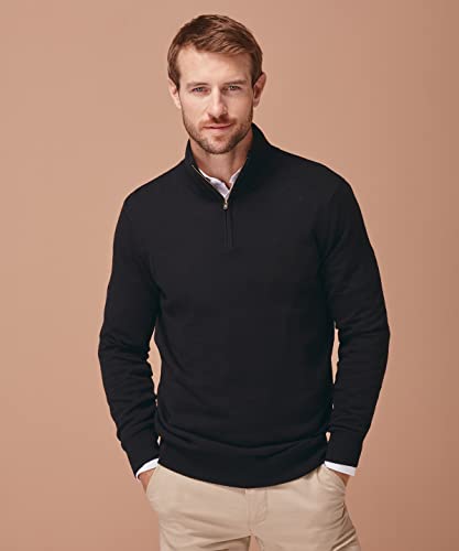 Pull à col zippé COOZO unisexe en maille confortable