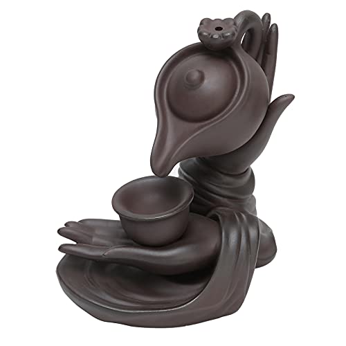 Porte-bâton d'encens à reflux en porcelaine rouge, objet d'artisanat d'art Ausla