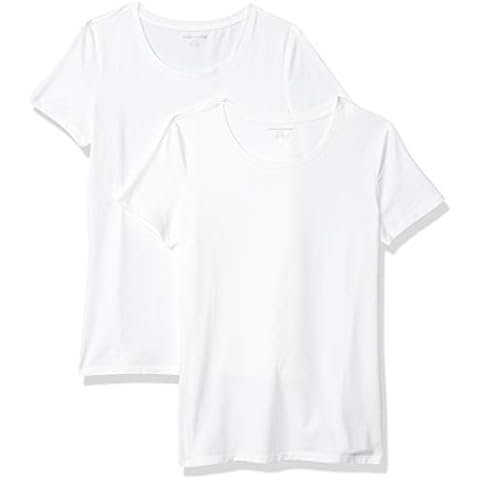 Amazon Essentials Damen Kurzärmeliges T-Shirt mit Rundhalsausschnitt Cover
