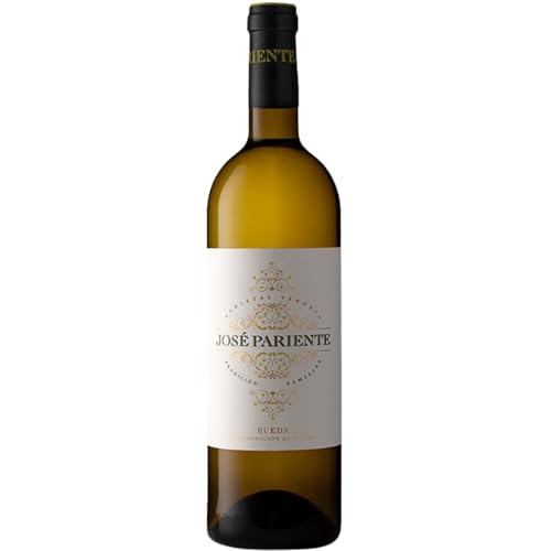 José Pariente - Vino Blanco Verdejo | DO Rueda | Aromas herbáceos y florales | Toque amargo característico | 13% Vol | Elaboración artesanal sostenible - 1 Botella 75cl