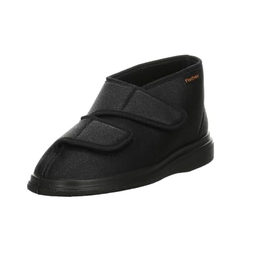 BeComfy Warme Hausschuhe Damen Herren Hüttenschuhe aus Schafwolle (38, Graphite mit Leder Schlaufe, numeric_38) 5 Fischer Unisex Ortho Hohe Hausschuhe, Schwarz (222 Schwarz), 39 EU