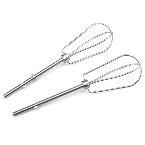 Rührbesen für Handmixer - 2 Stück Universelles Ersatz Schneebesen, Rechts Links Quirl Mixer für Kitch enAid W10490648