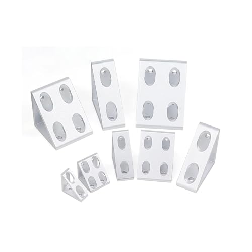 Support de connecteur triangulaire en aluminium 4080 pour éliminer le jeu des profilés