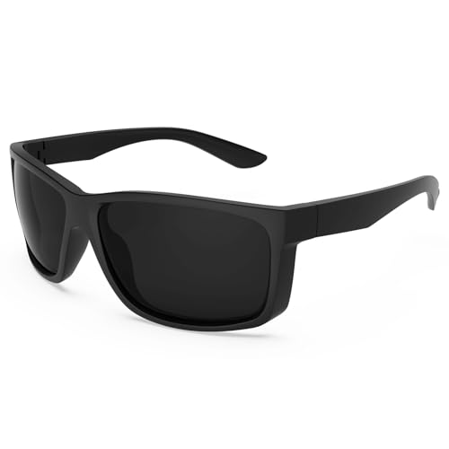 Image of WISTON XXL Z87 Sunglasses for Men Women Fit Big Head Sunglasses UV400 Protection TR90 Frame Wide Square Sun GlassesZ8242