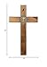 Intercession Saint Benedict Wall Crucifix with Inner Cross (Antique Gold)
