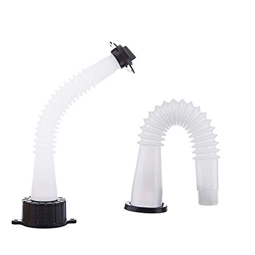Replacement Gas Can Spouts Improved Design Flexible Pour Nozzle For Older Gas Can Fuel Water Jug 1 2 5 Gal White #TOP1