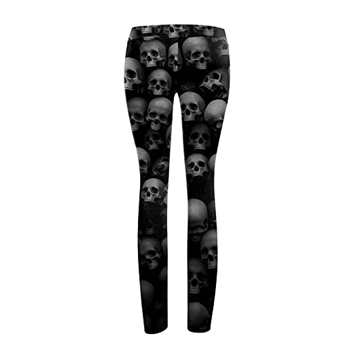 Briskorry Leggings voor dames, Halloween, print, yoga, sportbroek, stretch, hoge taille, yogabroek, hoge band, niet… - Image 4