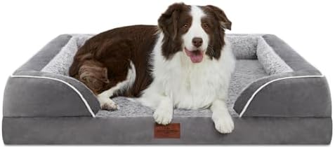 Comfort Expression Large Dog Beds Waterproof Orthopedic Foam Dog ...