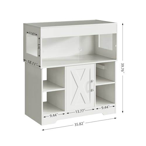 Image of Herture 40 Gallon Reptile Terrarium Tank with Cabinet,Reptile Enclosure