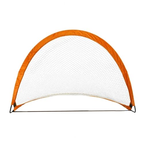 Portera de fútbol Plegable Red de portería fútbol Plegable con Soporte Poste Fibra for niños y Adolescentes Mejora la precisión Las Habilidades Practica tiros Libres(S)