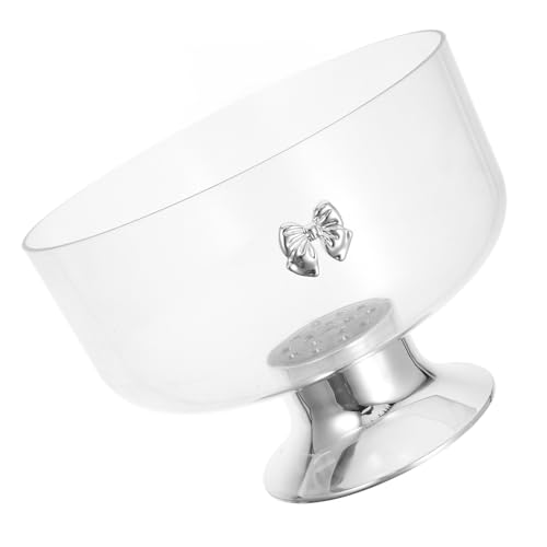 Luxshiny Footed Fruit Bowl Large Candy Dish Modern Decorative Bowl Spacious Salad Serving Trifle Pedestal