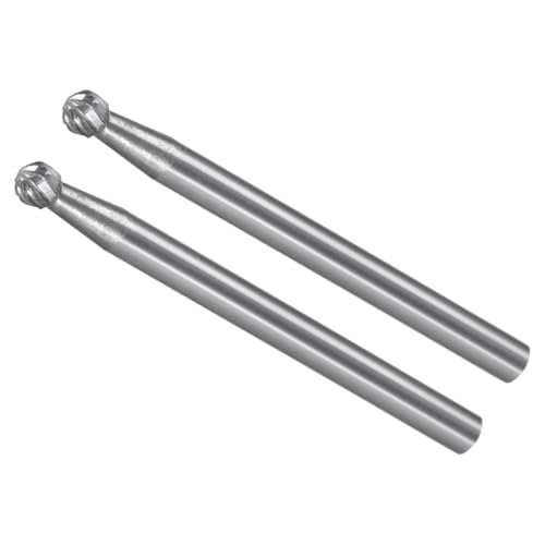 Fresas rotativas de carburo de tungsteno, 2 piezas miniatura 1