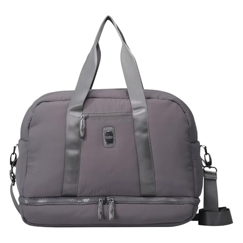 TOTTO Women's Large Travel Bag, Grey, Talla única