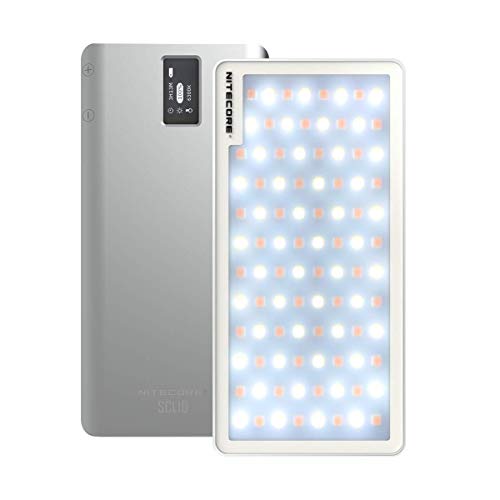 Nitecore SCL10 lámpara de cámara LED RGB recargable con función de power bank USB 2