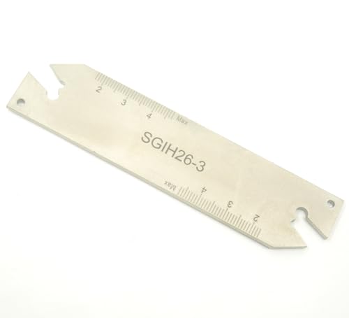 colorparts2016 SGIH26-3 SGIH326 3mm Part Off Blade Grooving Cut Off Plate Tool for GTN3 inserts, Gray