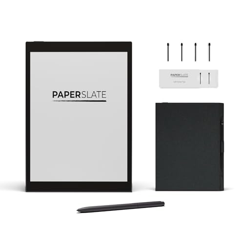 Paperslate Pro - Confezione da 4 miniere con blocco note digitali impermeabile e retroilluminazione, tablet carta Eink – Epaper – Digital Notebook