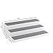 Homeries Spice Rack organizer 3-Tier Non-Skid for Pantry Cabinet or Countertop, Waterproof, For Spice Bottles, Jars, Seasonings, Baking Supplies (2 Pack)