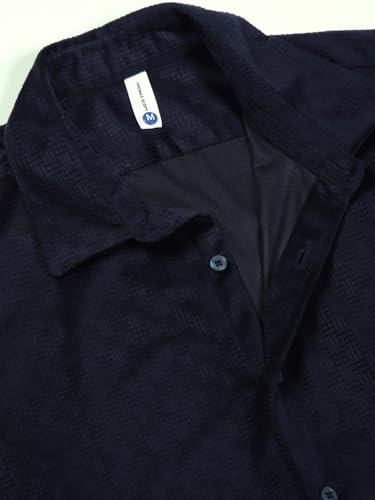 Image of Thomas Scott Men's | Solid | Textured Fabric | Full Sleeve | Slim Fit | Polyester-Blend | Spread Collar | Casual Shirt