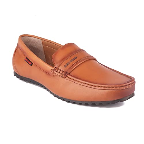 Image of Red Chief Genuine Leather Formal Loafers for Men | Elegant & Comfortable Slip-On Shoes | RC3746