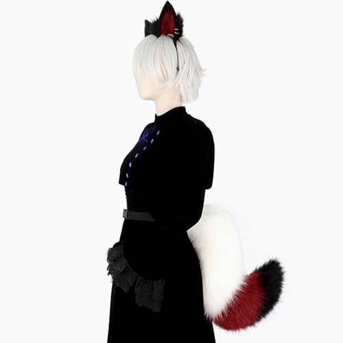 Cosplay chat avec oreilles et queue douces sans irritations