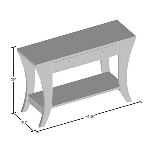 Furniture Of America Ami Transitional Wood Storage Sofa Table In Gray #TOP28