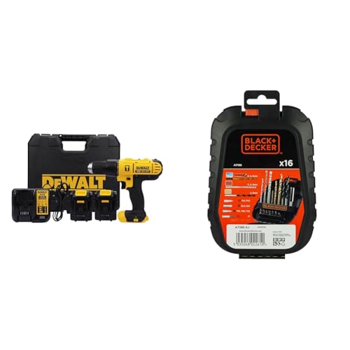 Image of DEWALT DCD776S2 18V 13mm XR Lithium-Ion Cordless Hammer Drill Machine /Driver with 2x1.5 Ah Batteries