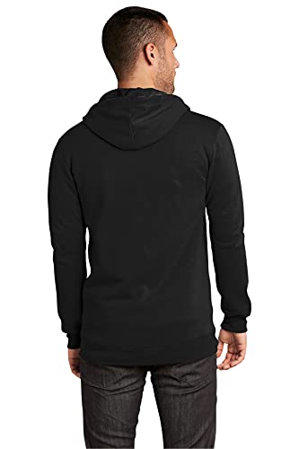 District Men's Young The Concert Fleece Full Zip Hoodie 3XL Black2