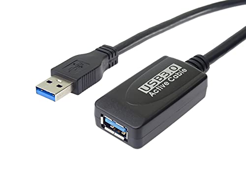 PremiumCord ku3rep5 USB 3.0 Extension Cable with Repeater 5 m, Data Cable SuperSpeed up to 5 Gbit/s, Charging Cable - Image 2