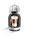 Nescafé Dolce Gusto Mini Me S KP123B Krups Cafetera de cápsulas con 15 bares de presión, capacidad 0.8 L, bebidas frías o calientes, modo Eco, Play&Select, Thermoblock, 35 tipos café, color gris/negro