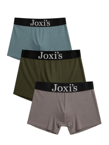 Image of Joxi's Men's Comfortable Cotton Blend Trunks Pack of 3 | Soft Stretch Material | Breathable Everyday Wear