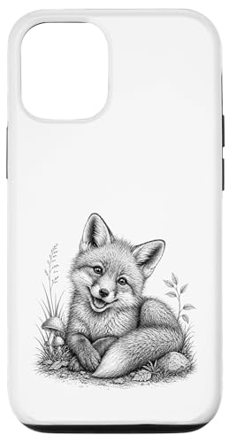 ���킢���L�c�l�̃X�P�b�`���A���ȐX�̓����A�[�g�B �X�}�z�P�[�X iPhone 12/12 Pro �p