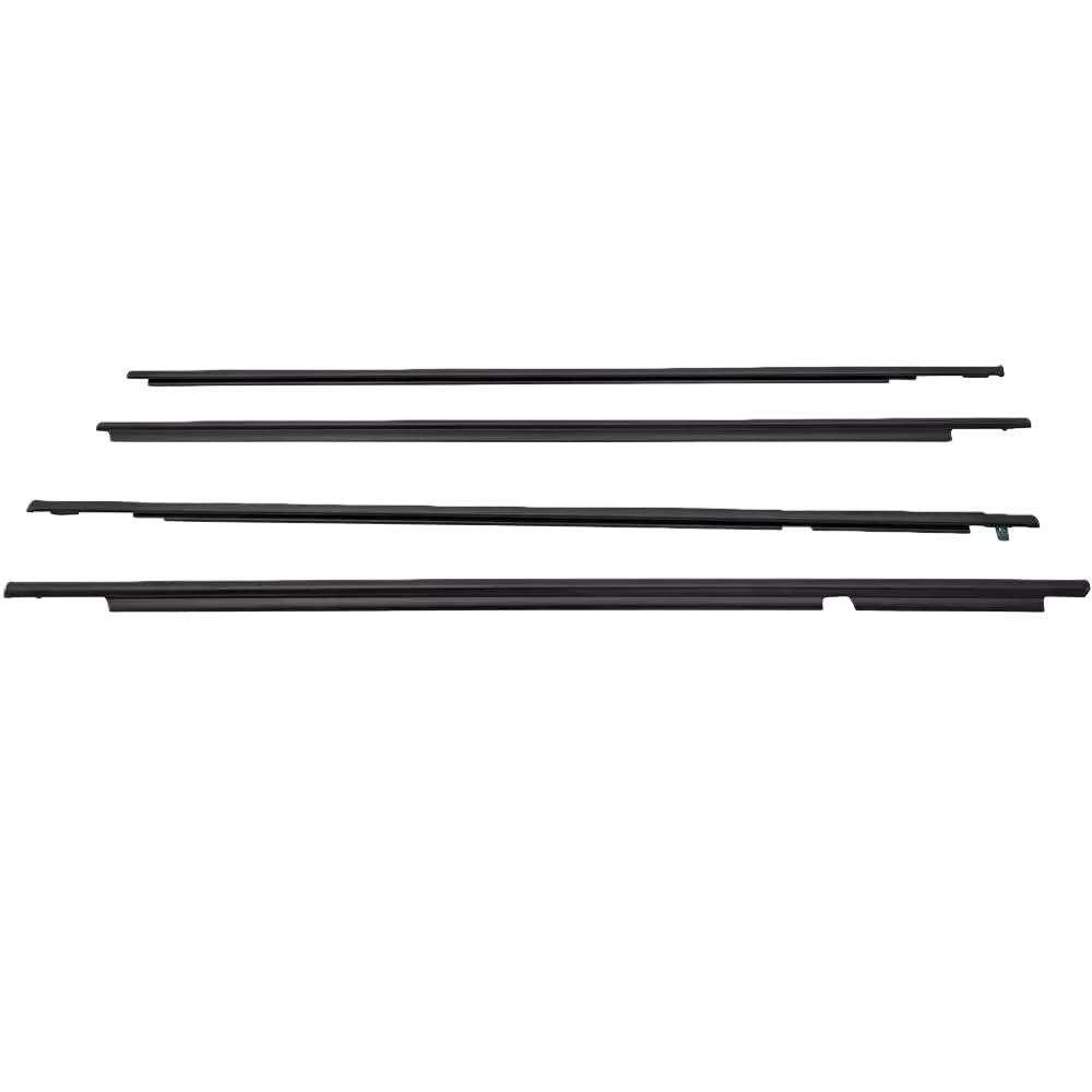 Ylrng One Color 75722-60080 Window Weatherstrips Side Door Moulding Trim Seal For Land For Cruiser For 120 Series For Lexus For Gx470 2003-2009 Outer Window Glass Seal Belt