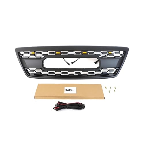 レクサス LX470 2003 2004 2005 2006 2007 グリル改造に適合。フロントバンパーグリルに LED ライトアクセサリー付き。(With LED)