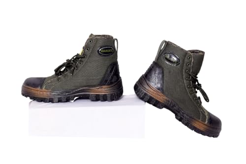 Image of Military Jungle Boots | Durable Tactical Combat Shoes for Outdoor,Injected PU Sole, Comfortable & Breathable Insole, Army & Trekking Use