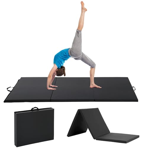 6'x 2' Gymnastics Mat for Tumbling, Folding Tumbling Mat Exercise Mat Gym Mat Tumbling Mats for...