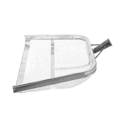 土壌ふるい付き軽量ドレインスペード シャベル ガーデンスクーパー 耐久性 で持ちやすい家菜園用ふるいツール