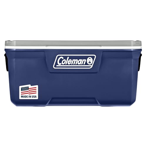Coleman Classic Series Insulated Portable Cooler, Leak-Resistant Outdoor Hard Cooler Keeps Ice up to 5 Days, 52/70/120/150 Quart