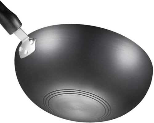 Wok Sartén de Hierro Fundido con Tapa de Vidrio 32cm miniatura 4