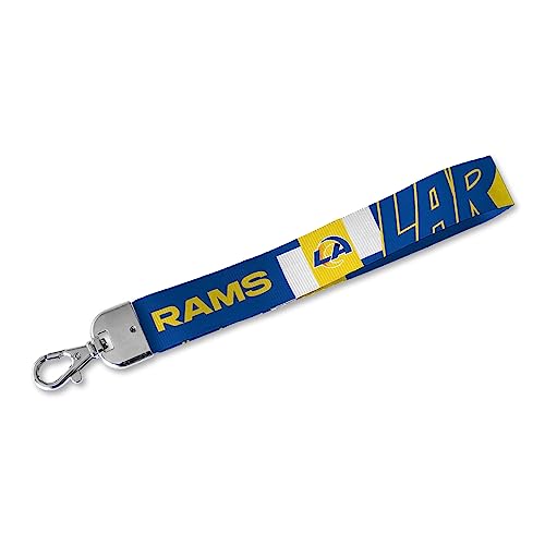 Rico Industries NFL Football Los Angeles Rams Standard Wrist Lanyard