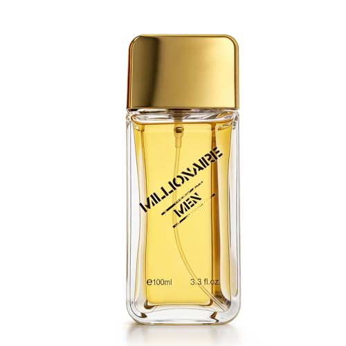 Image of AFLUXE No.1 Millionaire Eau de Toilette for Men, Bold Warm Spicy Amber Woody Cologne, Long Lasting Intense Mens Fragrance, 3.3 fl oz (100 ml)