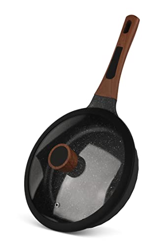Foto von EDENBERG 10 TLG Topfset Induktion, Töpfe & Pfannen beschichtet, Kochtopf Set | Kochgeschirr Set, induktionsgeeignet, Schwarz