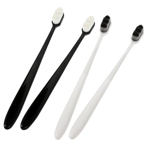 NIYANGLE 4Piezas Pack de Limpieza Profunda y Suave Adultos y Portátil y Ligero Ergonómico un Agarre Cómodo
