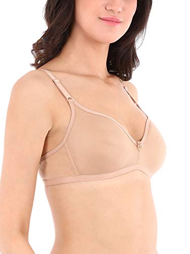 Clovia Women Cotton Rich Non-Wired Spacer Cup T-Shirt Bra - Image 3